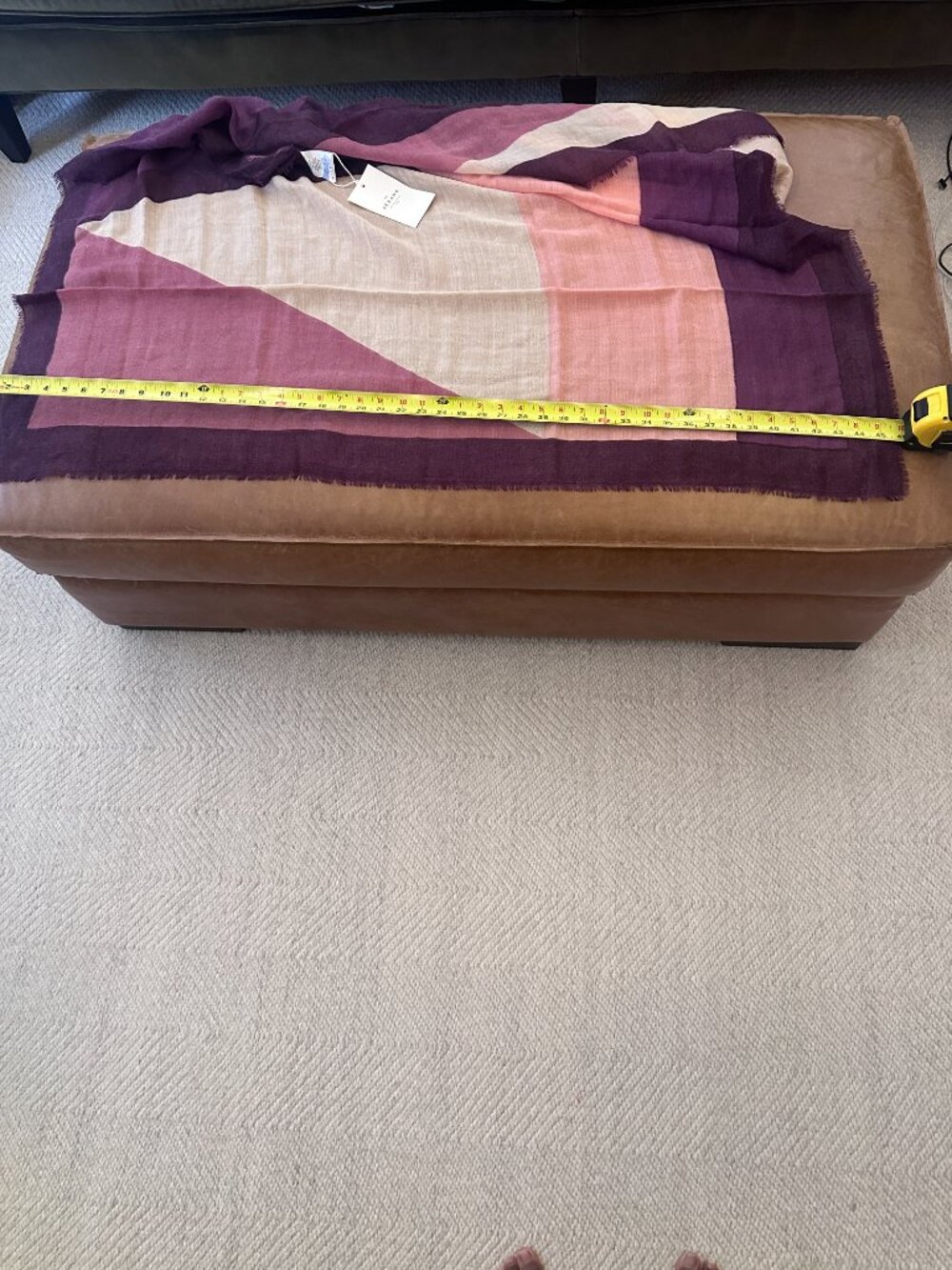 Sézane Utopia Scarf in Aubergine/Purple ~ NWT! - Picture 8 of 9